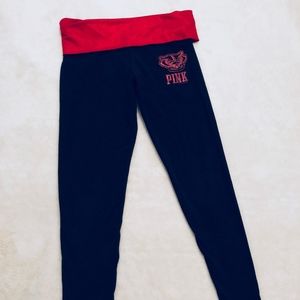 Pink Victoria Secret Leggings XS UW Badgers